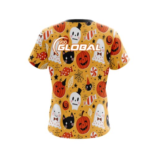 900 Global Halloween Candy Coolwick Bowling Jersey - Image 2