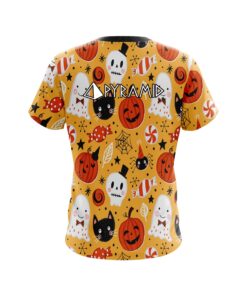 Alternative view of Pyramid Halloween Candy Coolwick Bowling Jersey