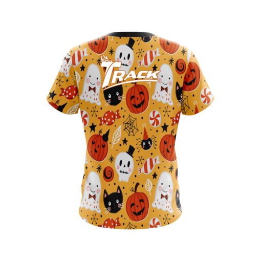 Track Halloween Candy Coolwick Bowling Jersey - Image 2