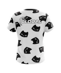 Alternative view of 900 Global Halloween Black Cats Coolwick Bowling Jersey