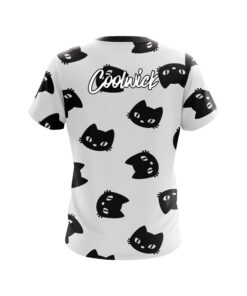 Alternative view of Signature Halloween Black Cats Coolwick Bowling Jersey
