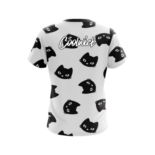 Signature Halloween Black Cats Coolwick Bowling Jersey - Image 2