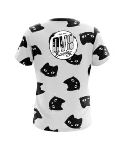 Alternative view of DV8 Halloween Black Cats Coolwick Bowling Jersey