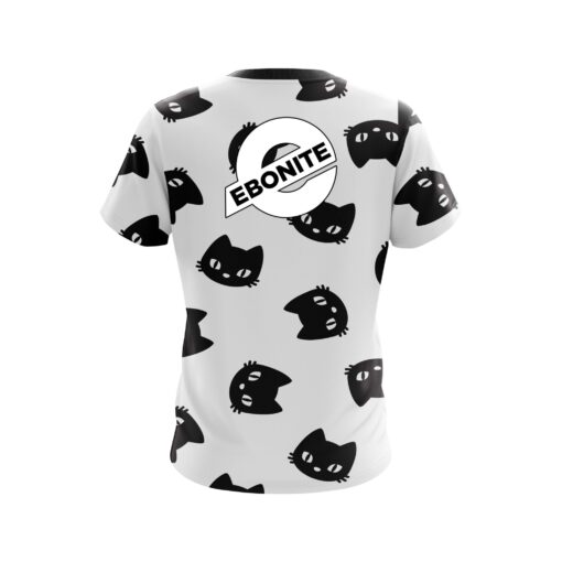 Ebonite Halloween Black Cats Coolwick Bowling Jersey - Image 2