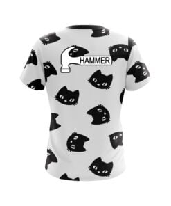 Alternative view of Hammer Halloween Black Cats Coolwick Bowling Jersey