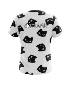 Alternative view of Pyramid Halloween Black Cats Coolwick Bowling Jersey