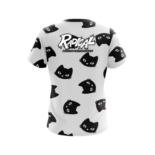 Radical Halloween Black Cats Coolwick Bowling Jersey - Image 2