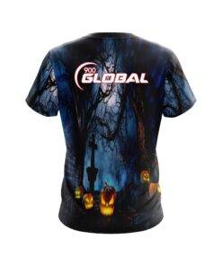 Alternative view of 900 Global Halloween Pumpkin Alley Coolwick Bowling Jersey