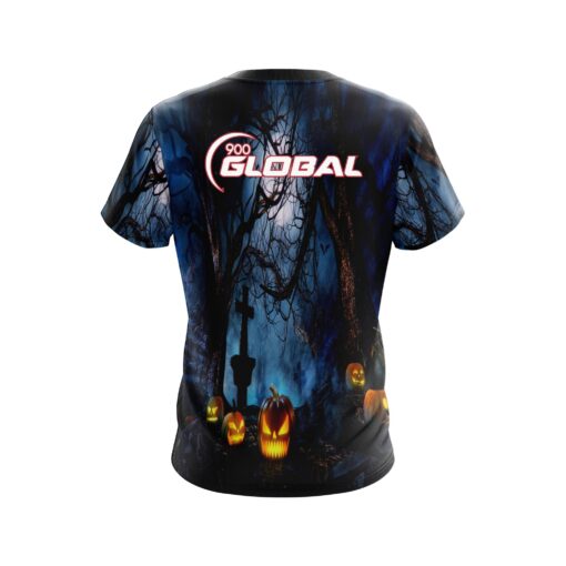 900 Global Halloween Pumpkin Alley Coolwick Bowling Jersey - Image 2