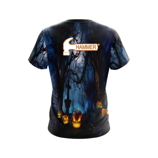Hammer Halloween Pumpkin Alley Coolwick Bowling Jersey - Image 2