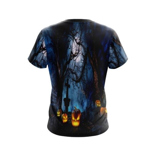 Plain Halloween Pumpkin Alley Coolwick Bowling Jersey - Image 2