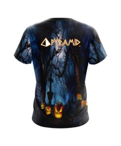 Alternative view of Pyramid Halloween Pumpkin Alley Coolwick Bowling Jersey