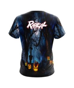 Alternative view of Radical Halloween Pumpkin Alley Coolwick Bowling Jersey