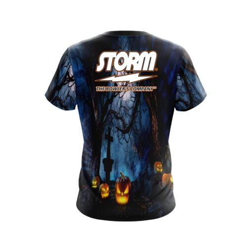 Storm Halloween Pumpkin Alley Coolwick Bowling Jersey - Image 2