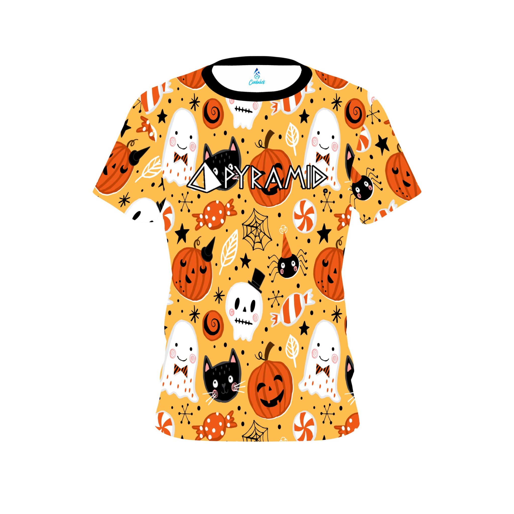 Pyramid Halloween Candy Coolwick Bowling Jersey