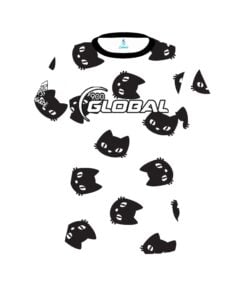900 Global Halloween Black Cats Coolwick Bowling Jersey