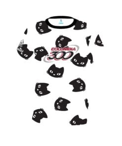 Columbia 300 Halloween Black Cats Coolwick Bowling Jersey