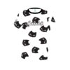Signature Halloween Black Cats Coolwick Bowling Jersey