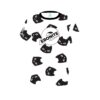 Ebonite Halloween Black Cats Coolwick Bowling Jersey