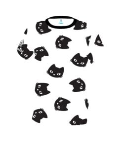 Plain Halloween Black Cats Coolwick Bowling Jersey