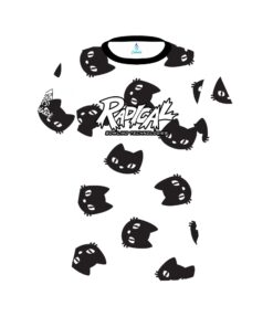 Radical Halloween Black Cats Coolwick Bowling Jersey