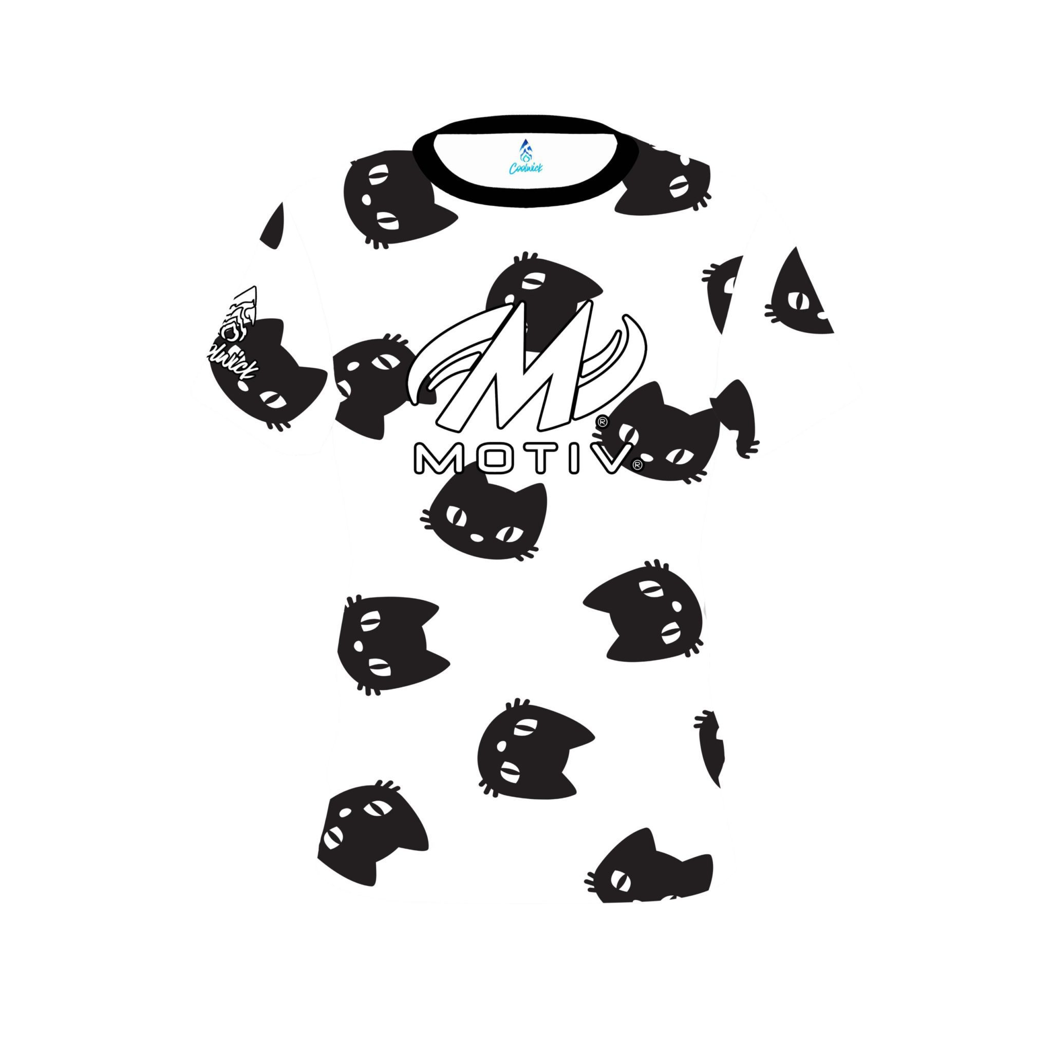 Motiv Halloween Black Cats Coolwick Bowling Jersey