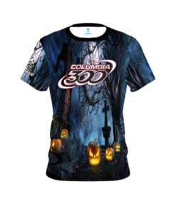 Columbia 300 Halloween Pumpkin Alley Coolwick Bowling Jersey