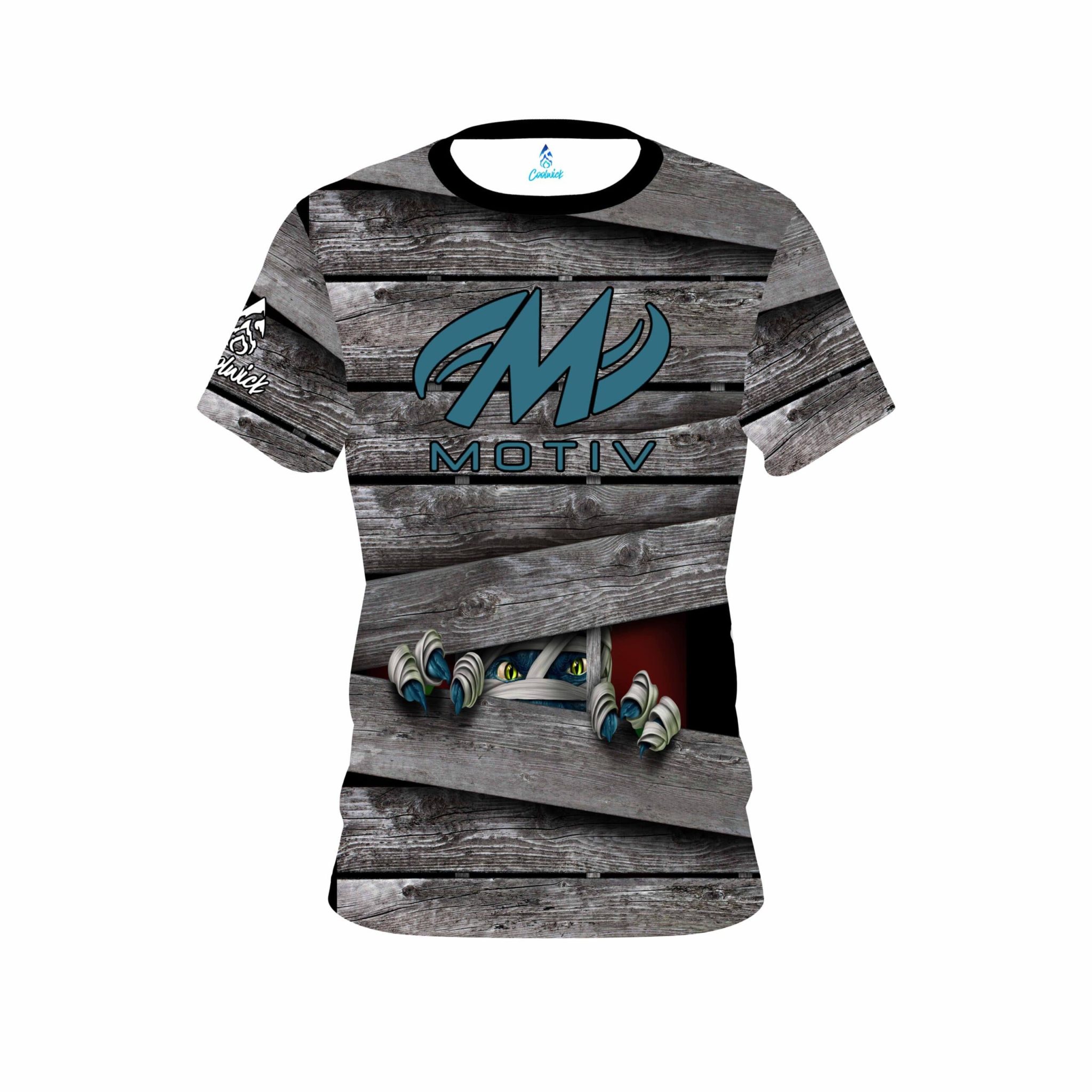 Motiv Halloween Peek A Boo Monster Coolwick Bowling Jersey