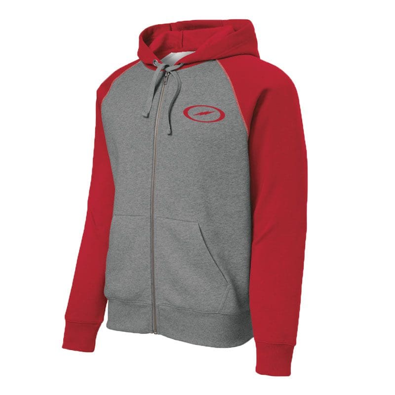 Storm Men's Red Coolwick Raglan Full Zip Fleece Jacket