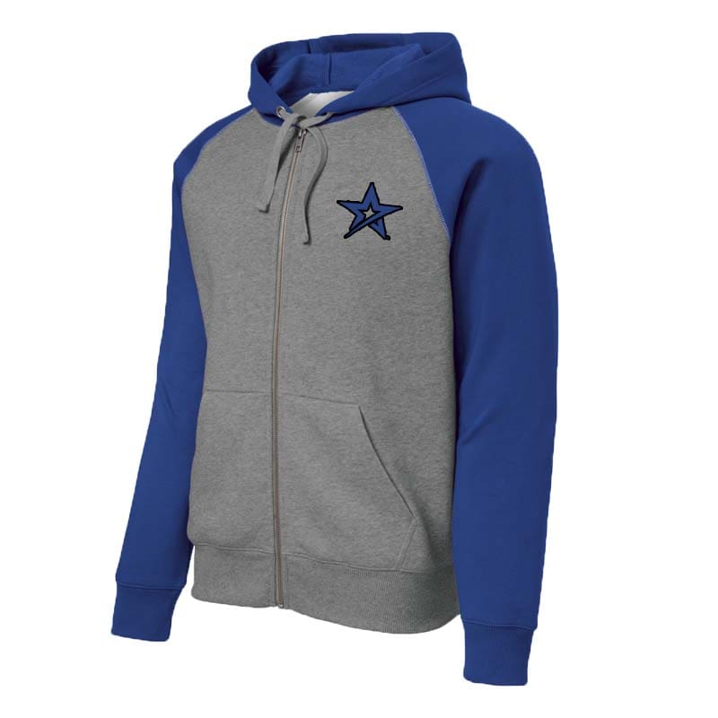 Roto Grip Men's Coolwick Raglan Full Zip Fleece Jacket