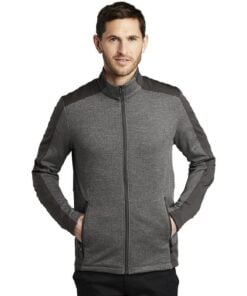Alternative view of Roto Grip Mens Coolwick Grid Fleece Full Zip Jacket