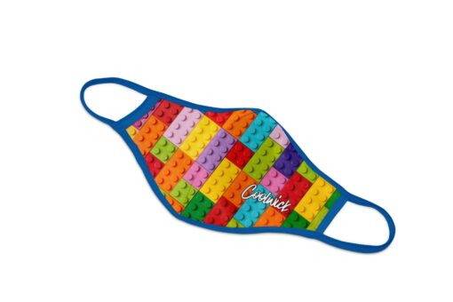 Coolwick Building Blocks Dye Sublimated Mask - Image 2