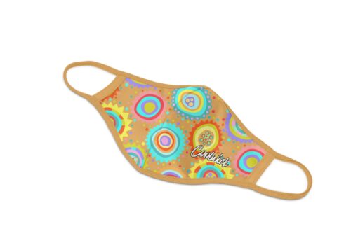 Coolwick Coral Sky Dye Sublimated Mask - Image 2