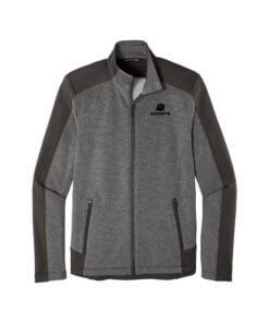 Ebonite Mens Coolwick Grid Fleece Full Zip Jacket