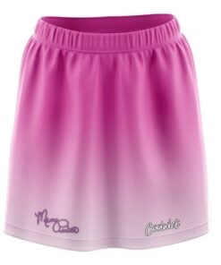 Missy Parkin Pink to White fade  CoolWick Bowling Skort
