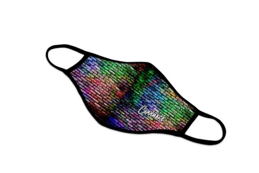 Coolwick Graffiti Wall Dye Sublimated Mask - Image 2