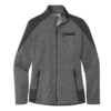 Signature Coolwick Womens Grid Fleece Full Zip Jacket