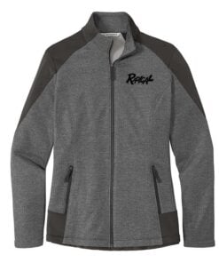 Radical Womens Coolwick Grid Fleece Full Zip Jacket