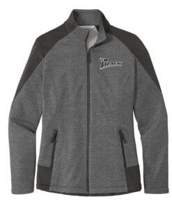 Track Womens Coolwick Grid Fleece Full Zip Jacket