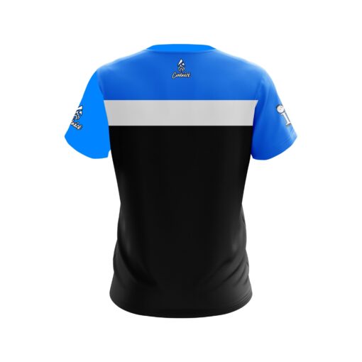 Shawn Naumann Blue White Black Replica CoolWick Bowling Jersey - Image 2