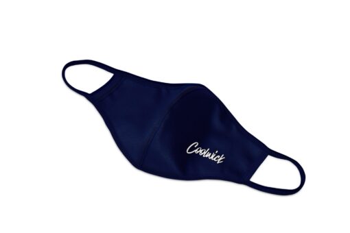 Coolwick Navy Blue Dye Sublimated Mask - Image 2