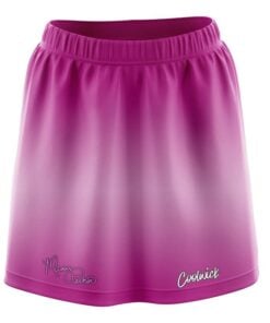 Missy Parkin White fade on Pink  CoolWick Bowling Skort