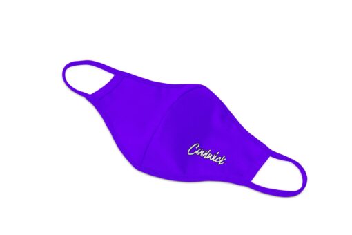 Coolwick Purple Dye Sublimated Mask - Image 2