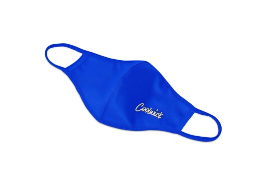 Coolwick Royal Blue Dye Sublimated Mask - Image 2