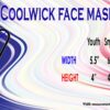 Space Dinosaur Dye Sublimated Masks - Image 3