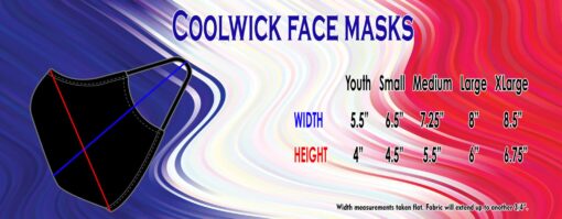 Space Dinosaur Dye Sublimated Masks - Image 3