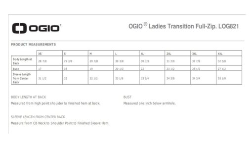 Track OGIO Womens Asymmetrical Coolwick Zip Jacket - Image 3