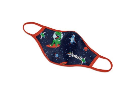 Space Dinosaur Dye Sublimated Masks - Image 2