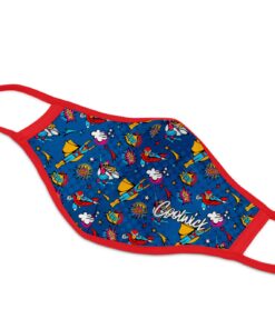 Alternative view of Coolwick Superheros Dye Sublimated Mask