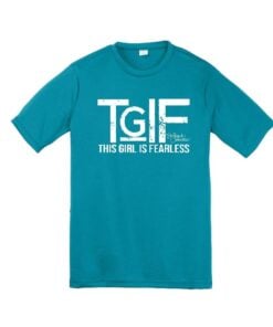 Stefanie Johnson TGIF This Girl Is Fearless Youth Tropic Blue T-Shirt